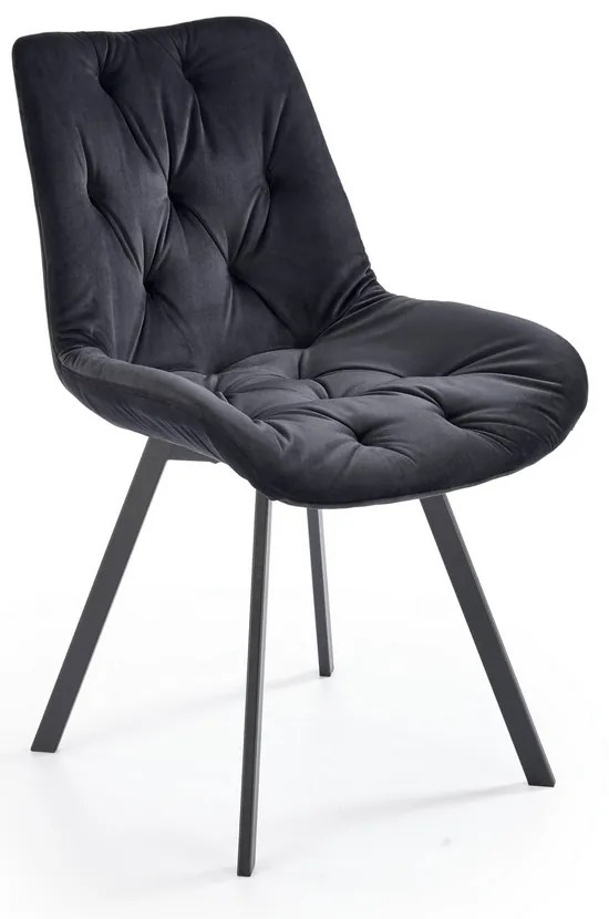 Scaun de bucaterie Ollie, negru
