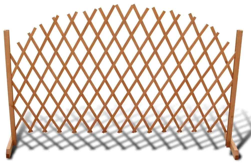 Gard cu zabrele, 180 x 100 cm, lemn masiv