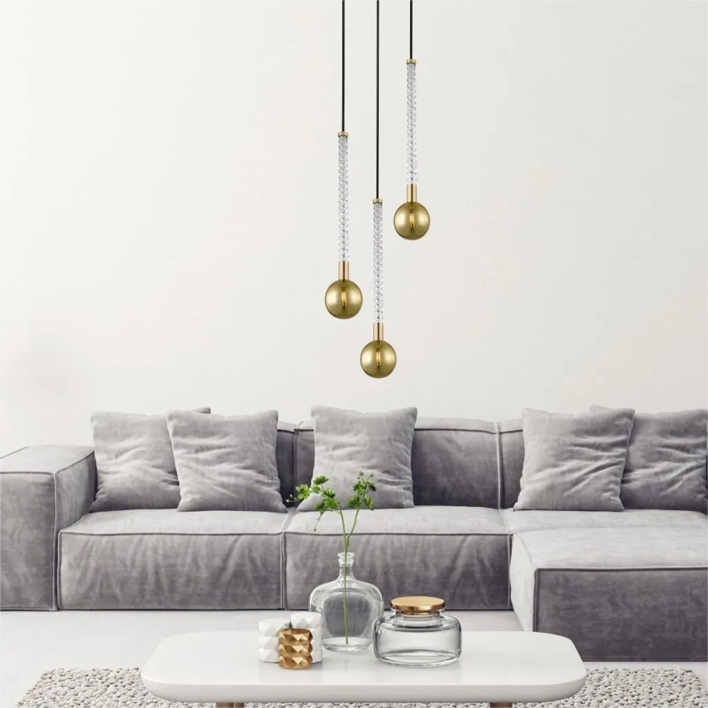 Lustra cu 3 pendule design modern Mida