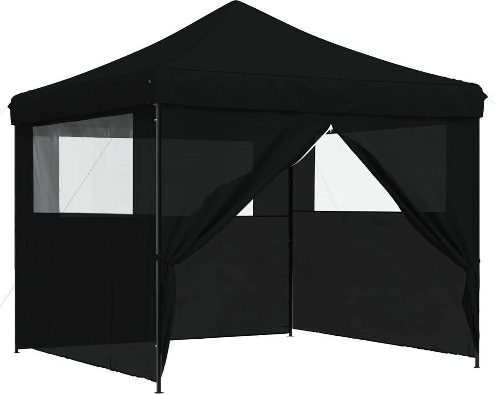 vidaXL Cort pentru Petreceri Negru 292 x 292 x 315 cm Material Oxford