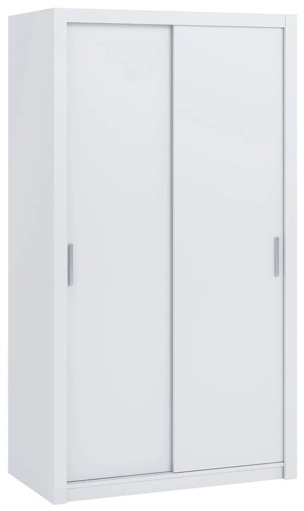 Dulap de haine cu uși culisante Klary SZ120 KE04 (Alb) . Promo -17%. 1105733