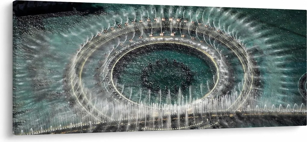 Tablou cu fântănă arteziană (120x50 cm)