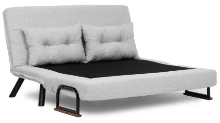 Canapea extensibilă QIRA, 2 locuri, gri