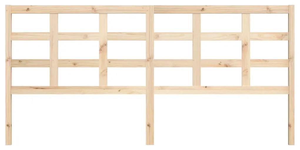 Tablie de pat, 205,5x4x100 cm, lemn masiv de pin Maro, 205.5 x 4 x 100 cm, 1