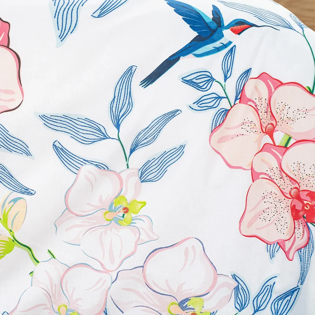Lenjerie de pat din bumbac 4Home Orchid Paradise, 140 x 220 cm, 70 x 90 cm
