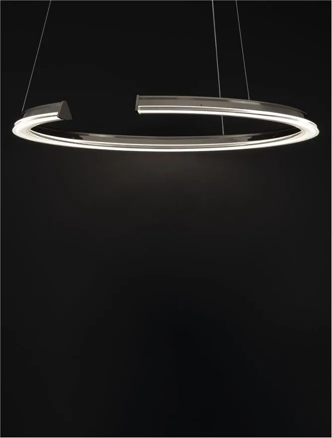 Lustra LED suspendata design circular ELMO