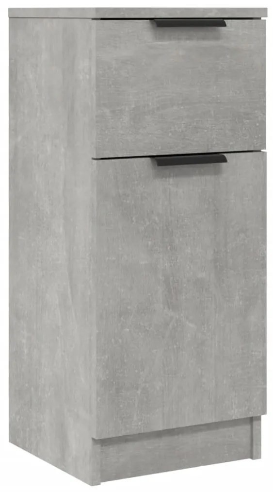811123 vidaXL Dulap, gri beton, 30x30x70 cm, lemn compozit