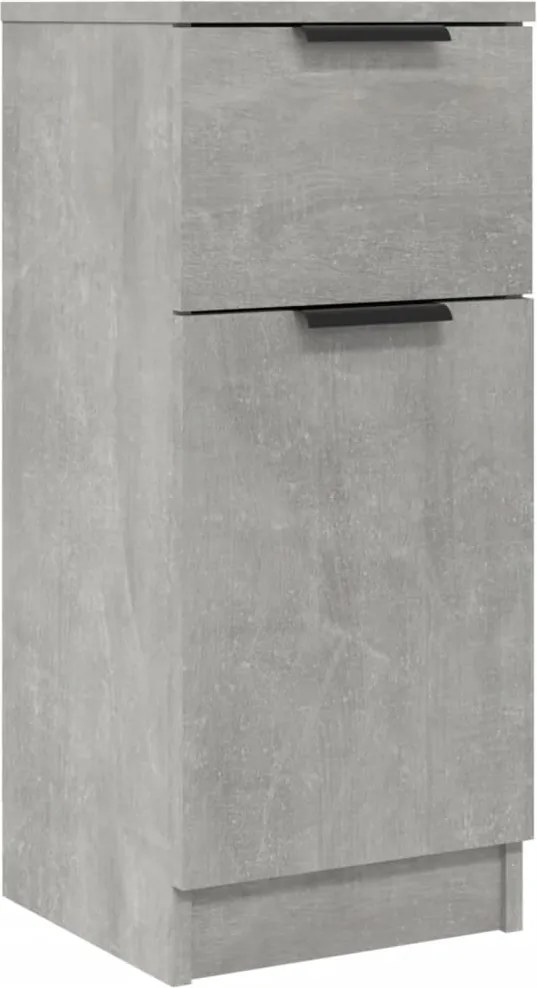 vidaXL Dulap, gri beton, 30x30x70 cm, lemn compozit