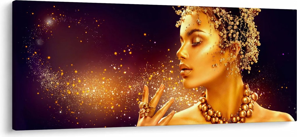 Tablou - Regina de aur (120x50 cm)