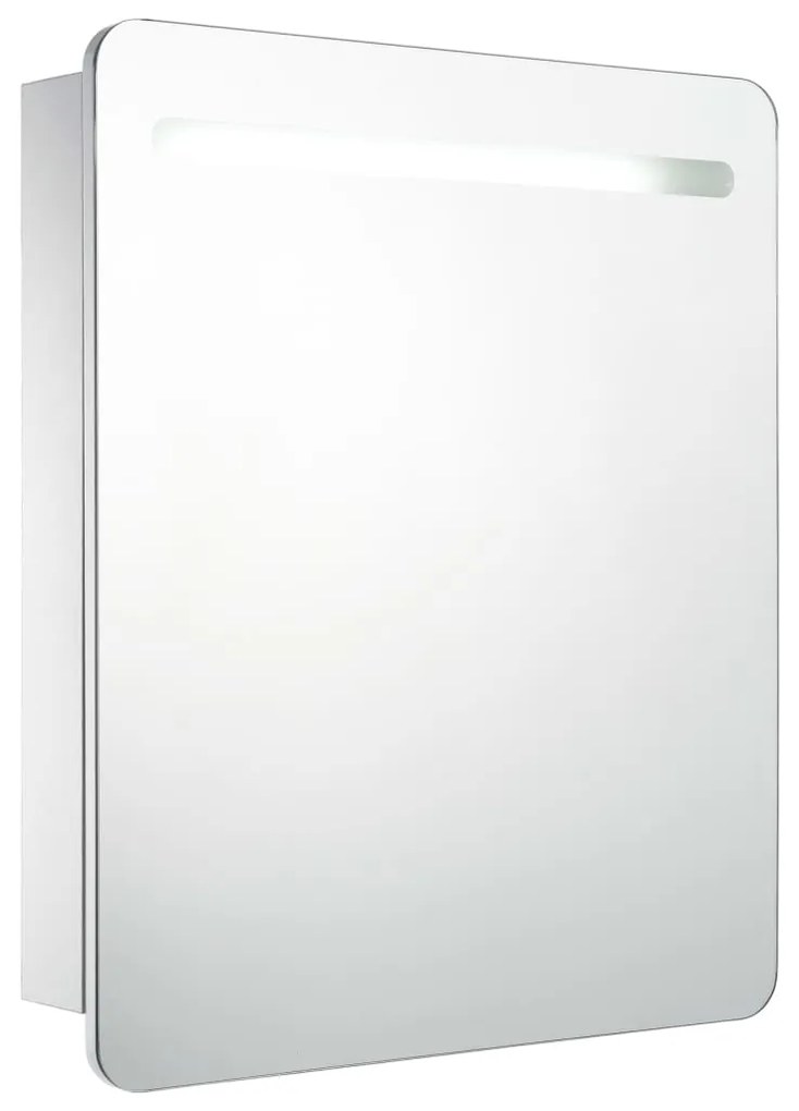 285119 vidaXL Dulap de baie cu oglindă și LED-uri, 68 x 9 x 80 cm