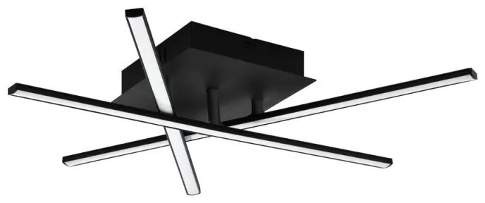 Plafoniera LED design modern LASANA 3 negru 99315 EL