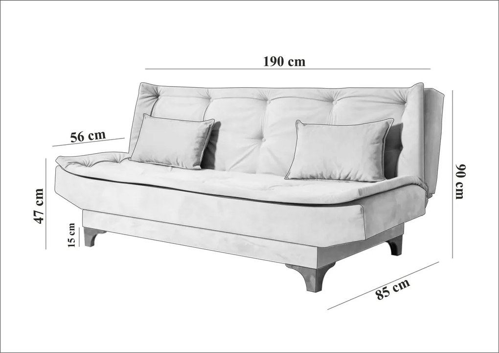 Sofa pat Kelebek Rock