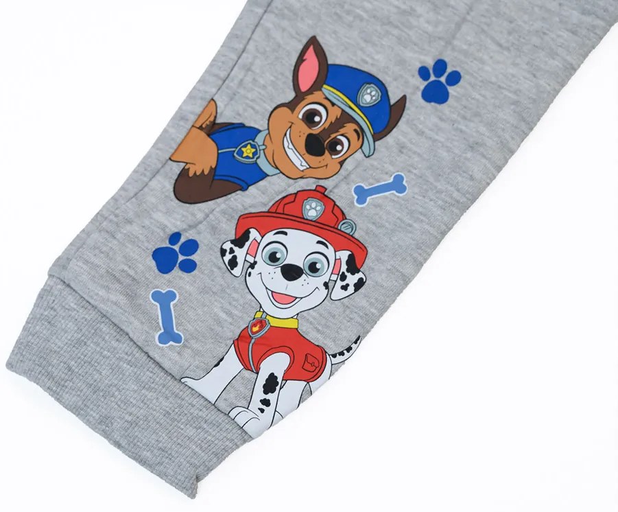 Pantaloni de trening pentru copii PAW PATROL gri deschis - diverse marimi Marime: 110 - 116