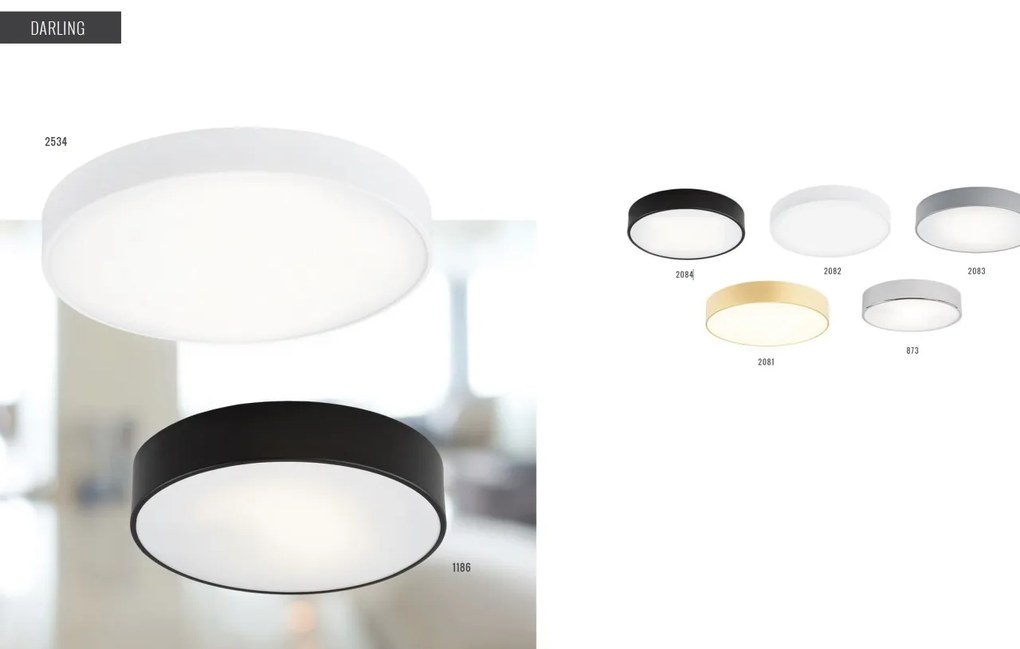 Plafoniera XL moderna design circular DARLING 60cm aurie