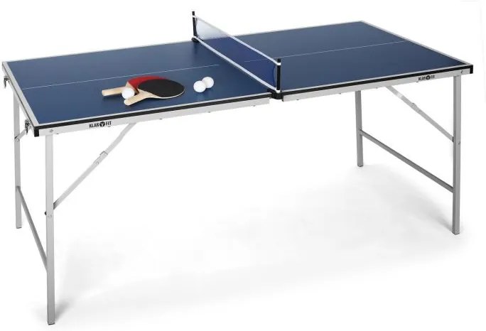 KLARFIT King Pong, masă de ping-pong, pliantă, albastru