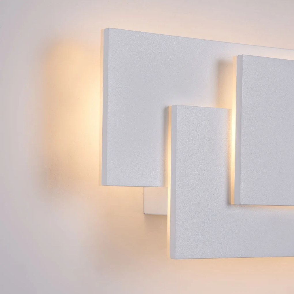 Aplica de perete LED design modern Kona alb MYC804WL-L12W