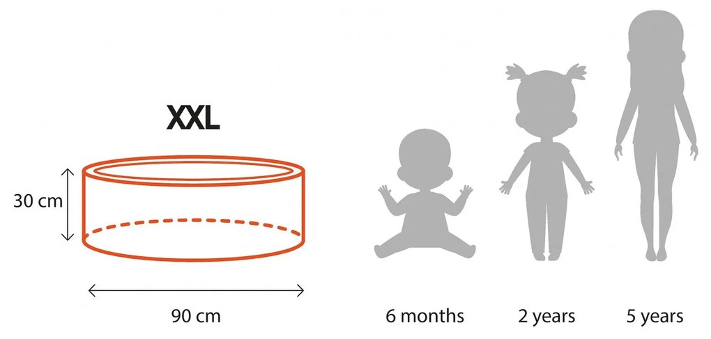 Piscina uscata cu 250 de bile 7cm (Auriu, Bej, Alb, Transparent) MeowBaby  , tesatura bucle, 90x30 cm, Teddy Roz