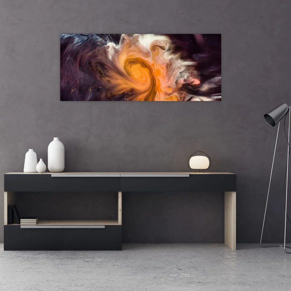 Tablou abstract - universul (120x50 cm)