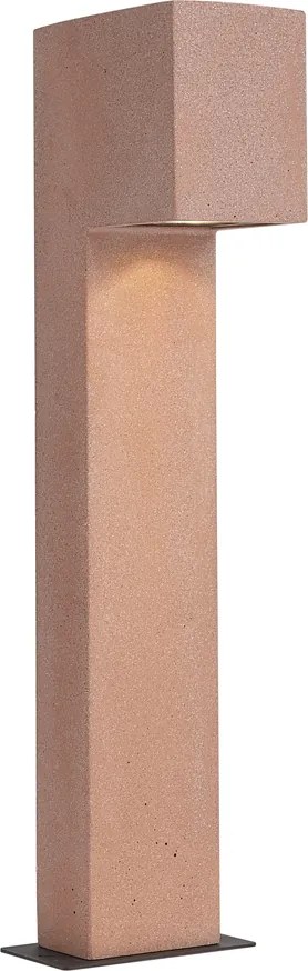 Lampa modernă de exterior tip stâlp teracotă 65 cm IP44 - Pompei