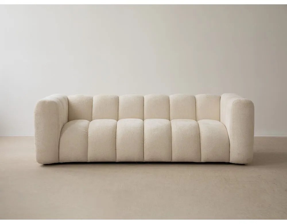 Colțar modular cărămiziu cu tapițerie din catifea Lupine – Micadoni