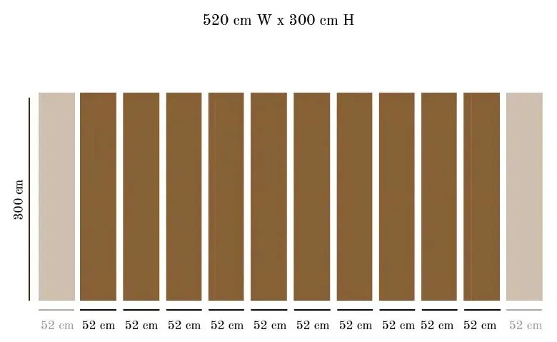 Tapet VLAdiLA Terracotta braiding 520 x 300 cm