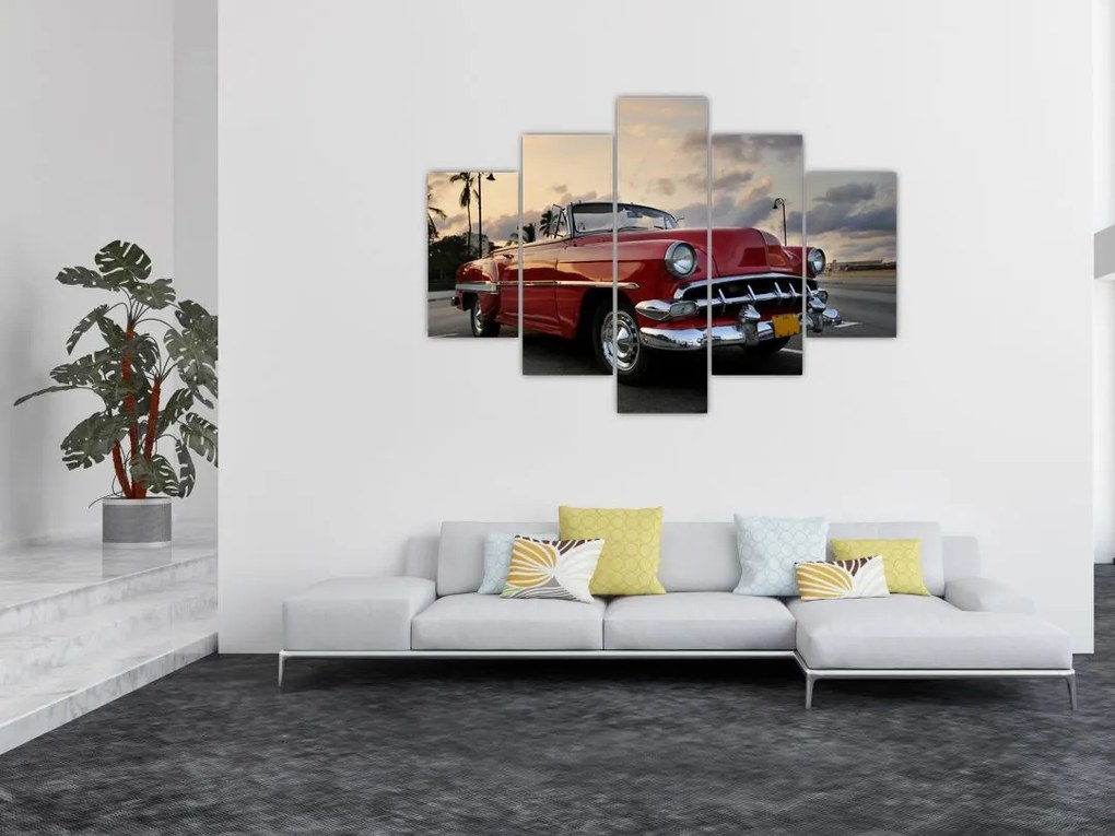 Tablou cu mașina (150x105 cm)