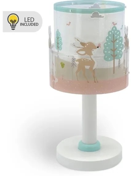 Dalber 61271N - Lampă LED pentru copii LOVING DEER 1xG4/4W/230V multicolor