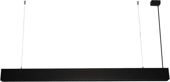 Pendul LED pe cablu, 55W, 230V, 3000/4000/6500K, 120 cm, negru