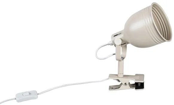 Lampă cu clemă 1xE14/25W/230V bej Rabalux 3093