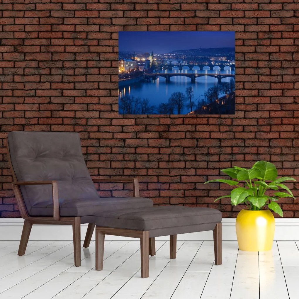 Tablou cu podurile din Praga (70x50 cm)
