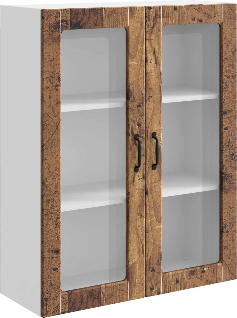 vidaXL Dulap de bucătărie Kalmar Lemn vechi 80 x 31 x 100 cm