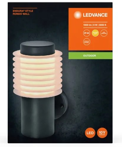 Aplică LED de exterior Ledvance RONDO LED/9W/230V IP44 antracit