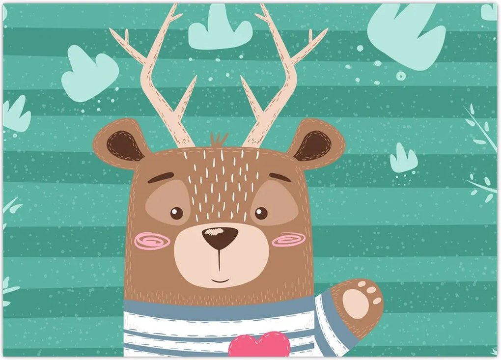 Tablou - Cerbul mic (70x50 cm)