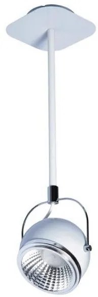 Pendul modern cu spot directionabil Ball alb