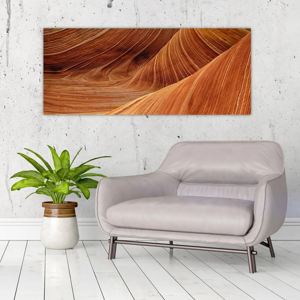 Tablou - Nisip roșu (120x50 cm)