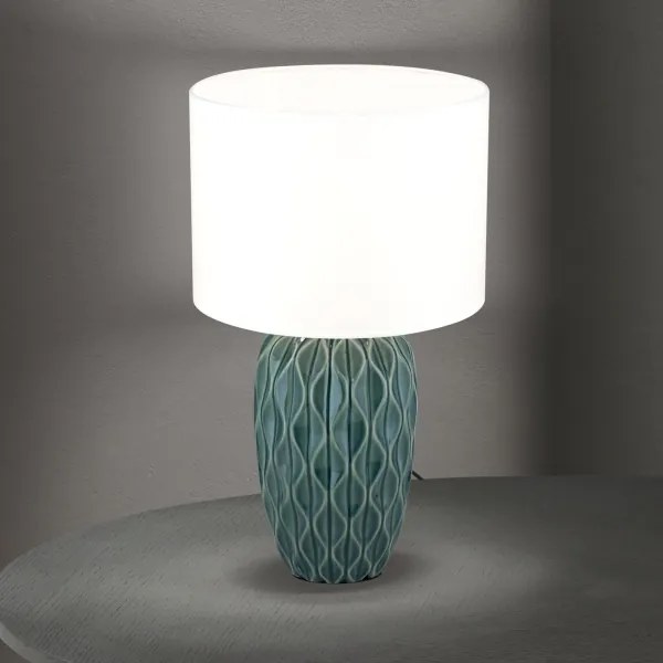 Orion - Lampă de masă TORTUGA 1xE27/40W/230V verde/albă