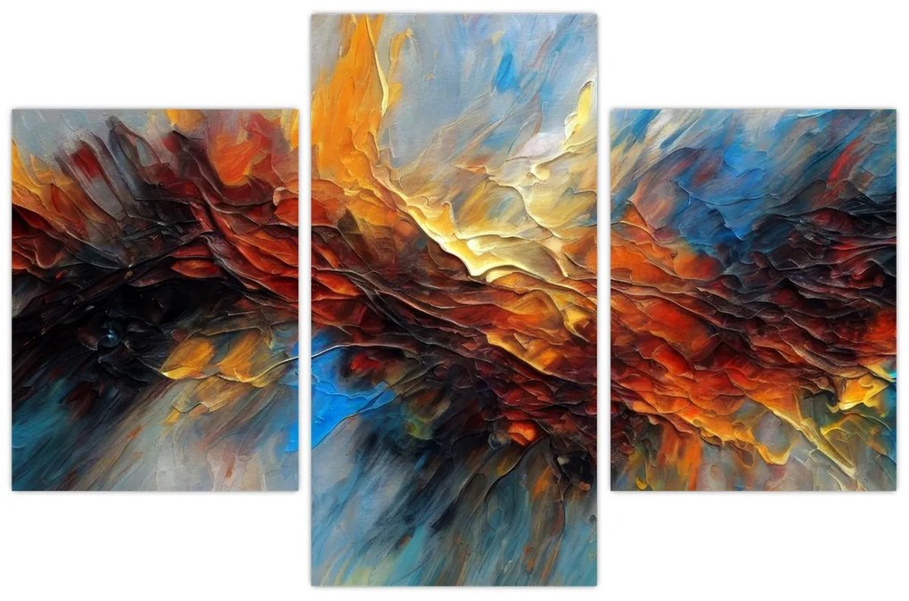 Tablou - Textura culorii (90x60 cm)