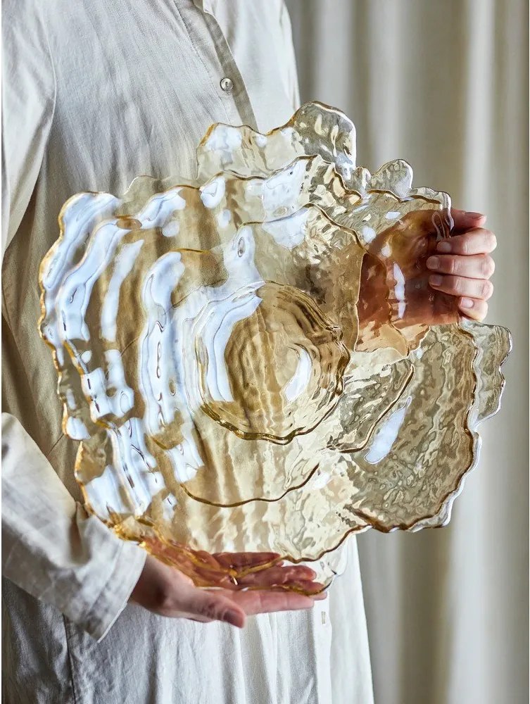 Bol bej din sticlă ø 38,5 cm Asimi – Bloomingville