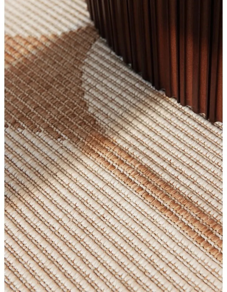 Covor tip traversă pentru interior și exterior bej/fildeș 80x250 cm Duet Bowen – NORTHRUGS