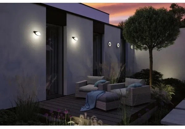 Aplică de exterior Paulmann 94409 LED/4W IP44 CIRCEA 230V