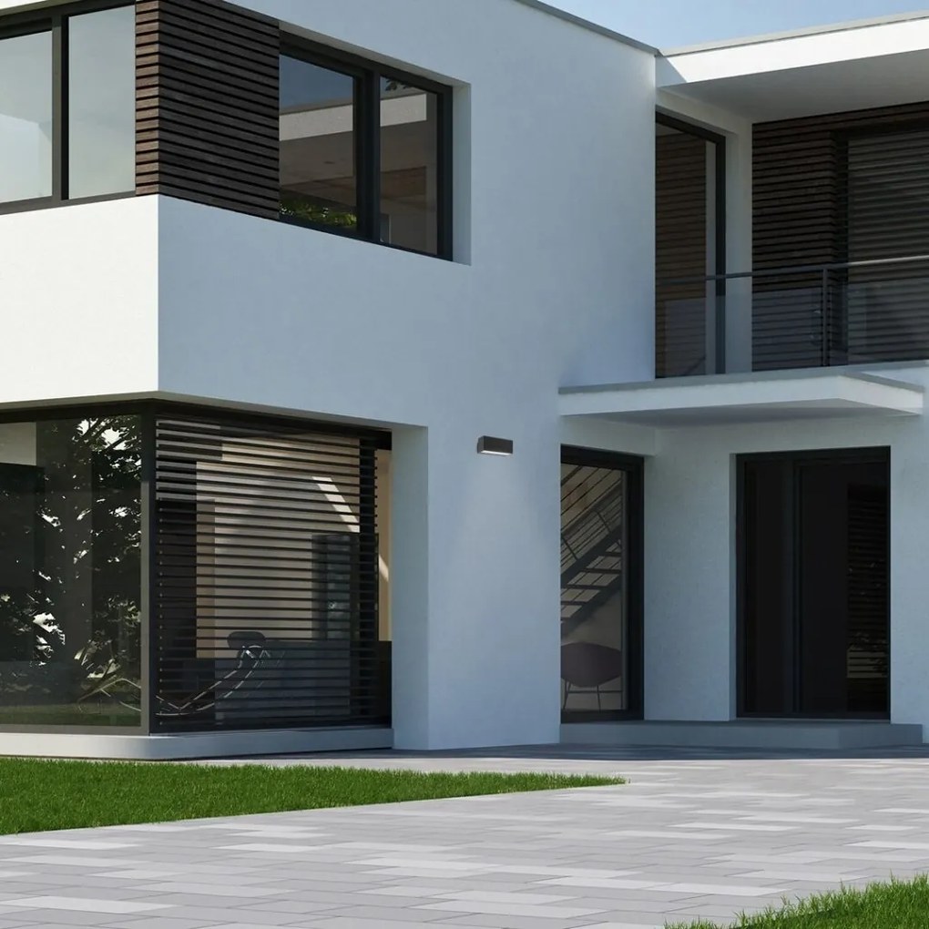Aplica de perete exterior IP54 LED Mataro negru