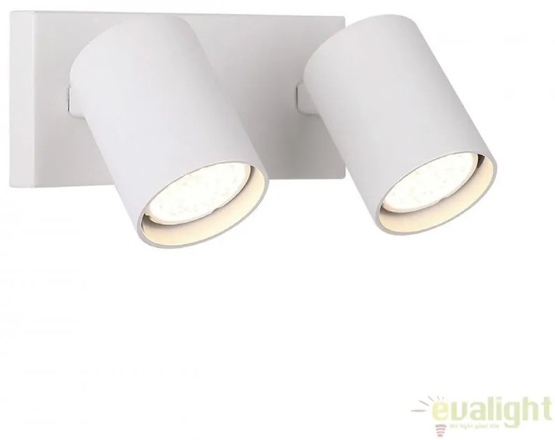 Aplica perete cu 2 spoturi directonabile TOP II alb W0220 MX