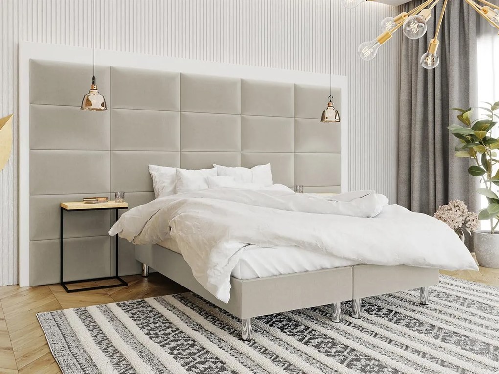 Panou de perete tapițat Pazara 70x40 (manila 02). Promo -18%. 1054354