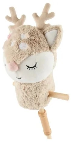 Căluț de jucărie pe băț Bieco ELLA căprioară
