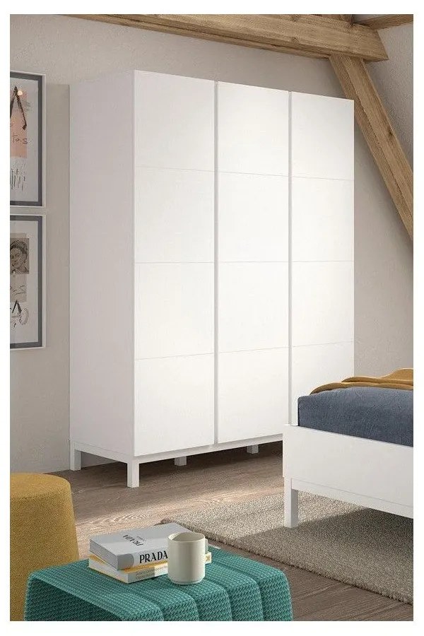 Șifonier de copii alb 149x196x58 cm Eva – Vipack