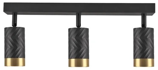 Spot ARRAS 3xGU10/10W/230V negru