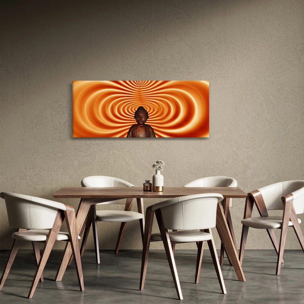 Tablou cu statuie mică (120x50 cm)