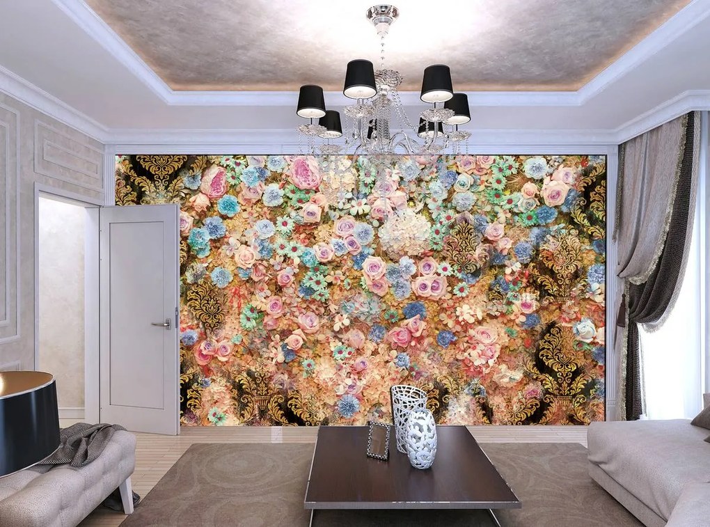 Fototapet - Flori colorate (152,5x104 cm)