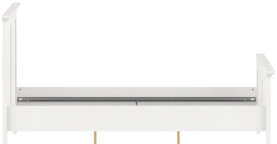 Pat matrimonial alb 160x200 cm Paris – Tvilum