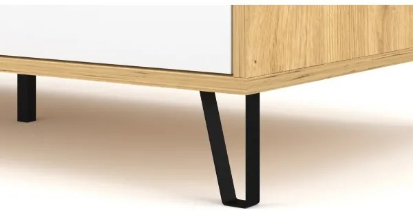 Măsuță de cafea SULA stejar artisan/alb